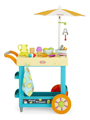 Little Tikes Soporte De Limonada Y Helado 2 En 1 Con 25 Acc.