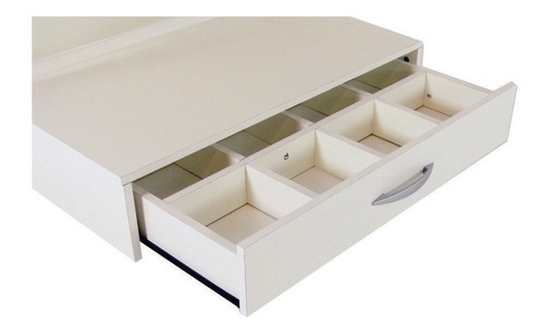 Imagen 9 de 10 de Mesa Con Espejo Tocador Y Cajon Para Maquillaje Flotante+