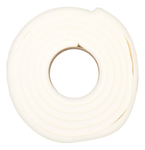 Cinta Aislante Autoadhesiva Espuma De Goma 19mm X 11mm X 3m Color Blanco Liso