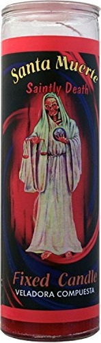 Indio 7day Candlevm Saintly Death Red:santa Muerte Vela...