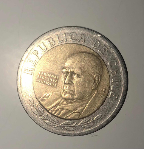 Moneda 500 Pesos Chile Año 2000