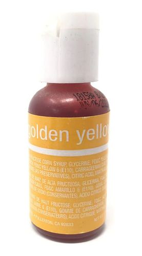 Colorante En Gel Amarillo Dorad - mL a $650