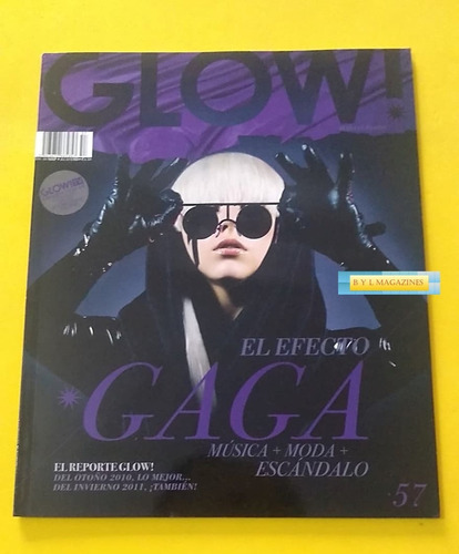 Lady Gaga Revista Glow Mexico Agosto 2010 