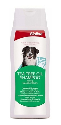 Imagen 1 de 1 de Shampoo Para Perro Con Aceite Del Árbol Del Té Bioline 250ml