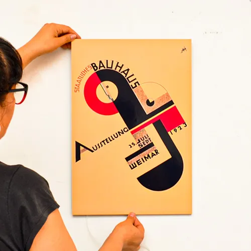 Cuadros Poster Bauhaus Weimar 1923 Arte Abstracto 33x48cm