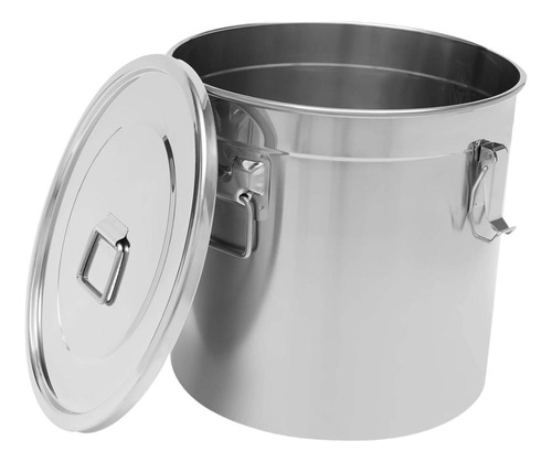 W Recipiente Hermético De Acero Inoxidable Con Asas 6 Litros