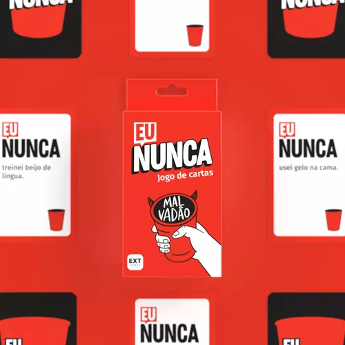 Jogo de Cartas Eu Nunca Malvadão Esquenta Drinking Game em Promoção na  Americanas