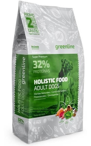 Alimento Para Perro Dr. Cossia Green Line Adulto X 17 Kg