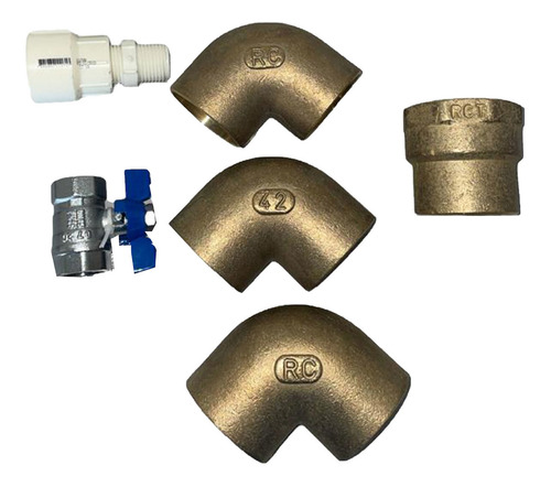 Kit Instalação 1.1/2 P/ Sauna Gerador De Vapor 12kw Sodramar 0