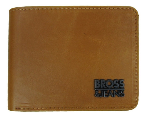 Billetera Bross Hombre Cuero Sintetico C/ Volante Brs-6004