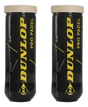Comprar Tubo Pelotas X2 Dunlop Pro Padel 6 Pelotas Amarillo