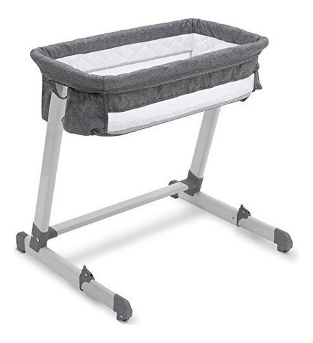 Simmons Kids De The Bed City Sleeper Bassinet Gray Tweed