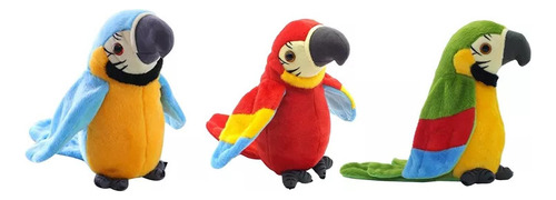 // Um Papagaio Falante Repete O Que Você Diz Ele Plush Toy