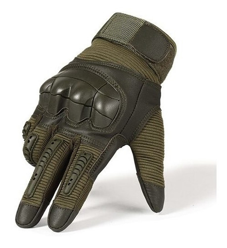 Guantes Tácticos Cuero Pu Ejército Militar Combate Airsoft