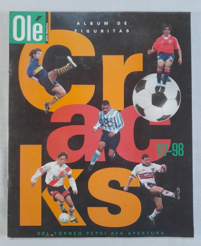 Fg Album Futbol Cracks 97-98 Ole Incompleto (Usado)