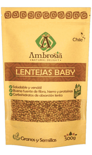Ambrosia Lentejas Baby Sin Gluten 500 G