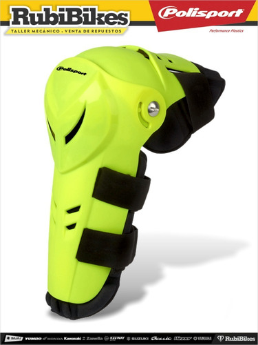 Imagen 4 de 5 de Rodilleras Cross Enduro Polisport Adulto Evil Fluor
