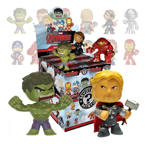 Boneco Mystery Minis Avengers 8cm Surpresa Mini Funko 4724