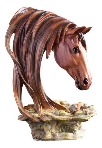 Estatua De Cabeza De Caballo, Escultura Animal Moderna Para