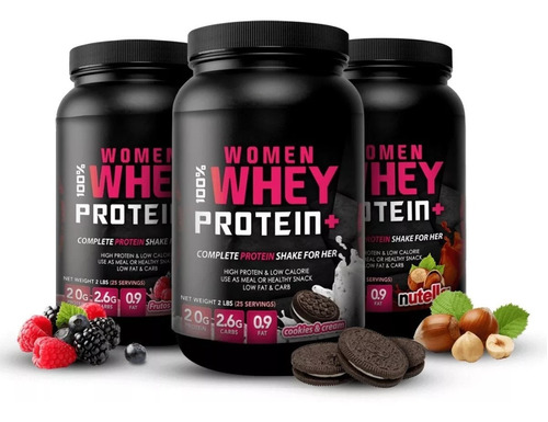 Proteina 100% Women Whey 2 Lbs Mujer. Fitness