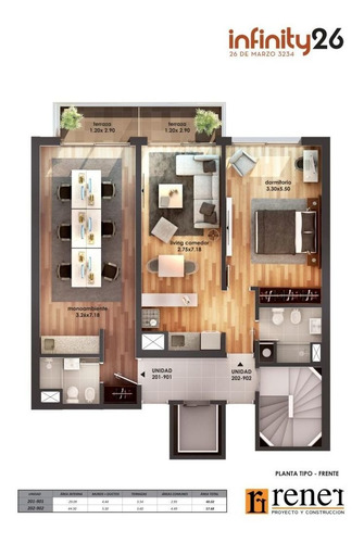 Imagen 9 de 9 de Venta De Apartamento Monoambiente Con Terraza Y Parrillero E (ref: Tbr-2445)