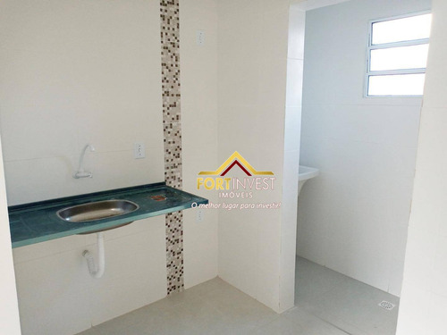 Casa Com 2 Dormitórios À Venda, 49 M² Por R$ 175.000,00 - Jardim Melvi - Praia Grande/sp - Ca0498