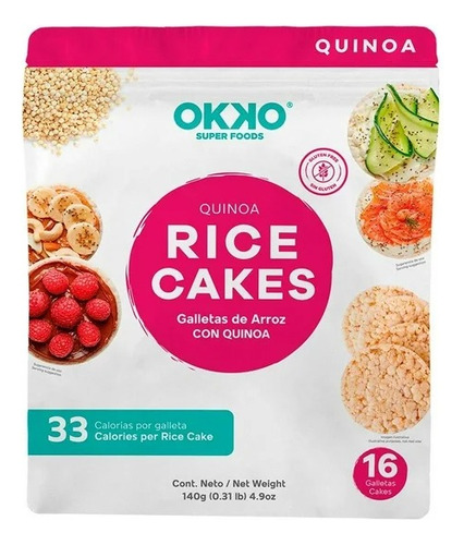 Galletas De Arroz Con Quinoa Okko 140 G