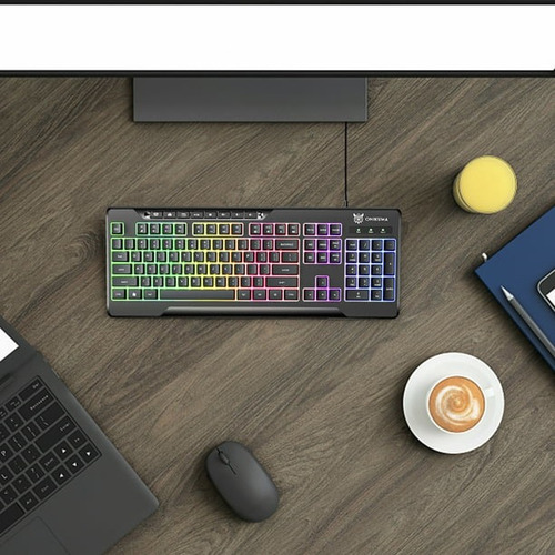 Teclado Gamer Onikuma G32 Rgb Retroiluminado Cableado Negro