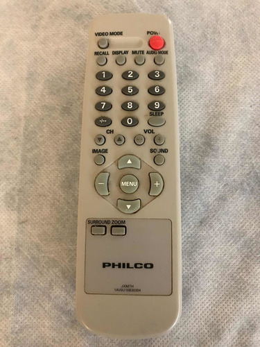 Contol Remoto Tv Philco Jxmth Original Para Reparar