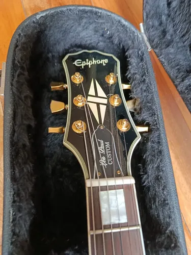Guitarra Elétrica Epiphone Les Paul Custom Preto - Usado
