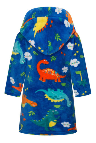 Bata De Baño B Para Niños Y Niñas, Franela, Con Capucha, Bat