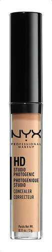 Nyx Cosmetics, HD, corretivo de maquiagem, 3g de tom médio