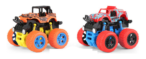 Camión Monstruo Inercial Toy Kids, Todoterreno, 2 Piezas