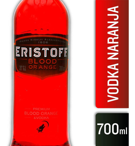 Vodka Eristoff Blood Orange 700cc