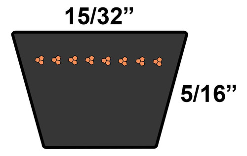 Studebaker Packard Replacement Belt, Rubber