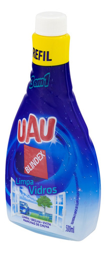 Limpador Uau Limpa-Vidro Blindex em frasco