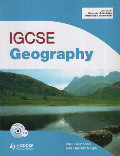 Igcse Geography, De Guinness, Paul. Editorial Hodder/arnold, Tapa Blanda En Inglés Internacional, 2009