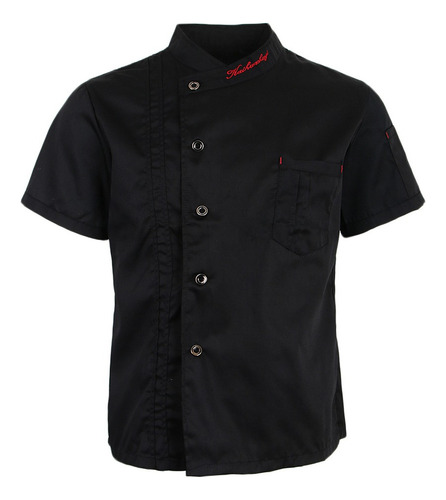 Chamarra De Chef De Manga Corta Uniforme De Cocinero De