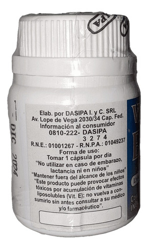 Vitamina E 200 Ui Pack 3 X 40 Comprimidos Dasipa