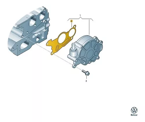 Junta Bomba de Vácuo Volkswagen Amarok 2010 á 2016 - Autopeças