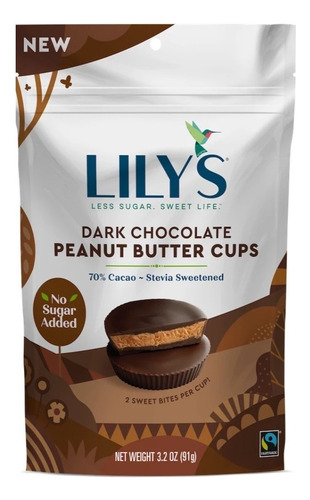 Lily's Dark Chocolate Peanut Butter Cups 91 Grs