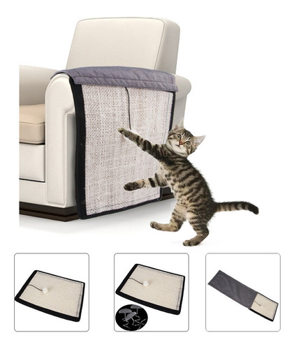 Cat Scratcher Cat Scratch Pad Con Uñas Protector De Muebles