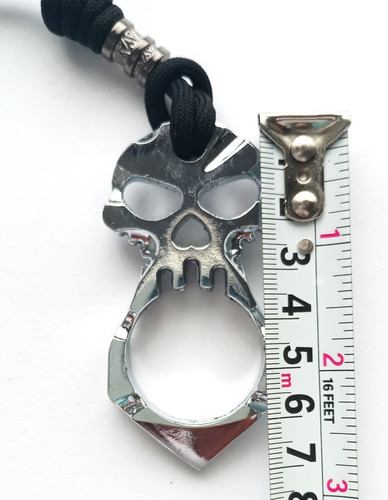 Imagen 2 de 6 de Anillo Tipo Manopla Skull De Acero Para Defensa Personal
