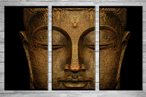 Cuadros Modernos Decorativos Oriental Zen Buda 90x57 Cm C17