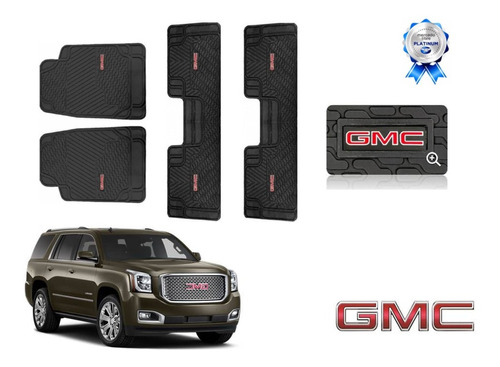 Tapetes 3 Filas Big Truck Logo Gmc Yukon 2015 A 2019 2020