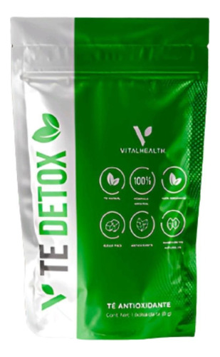 Té Detox Vitalhelth 1 Sobre Para Una Semana 