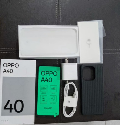 Smartphone Oppo A40 De 256 Gb, 4 Gb, Ram 6.7, 50 Mp, Color Chocolate (Nuevo con caja abierta)