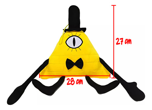 Peluche Bill Clave ( Bill Cipher ) - Gravity Falls