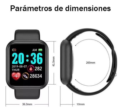 Reloj Inteligente Bluetooth Resistente Al Agua Ji