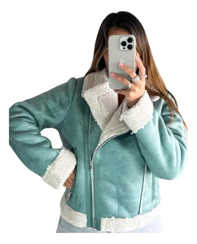 comprar Campera Abrigo Gamulan Corderito Importada Mujer